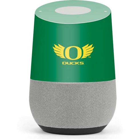 University of Oregon Ducks Green Google Home Skin